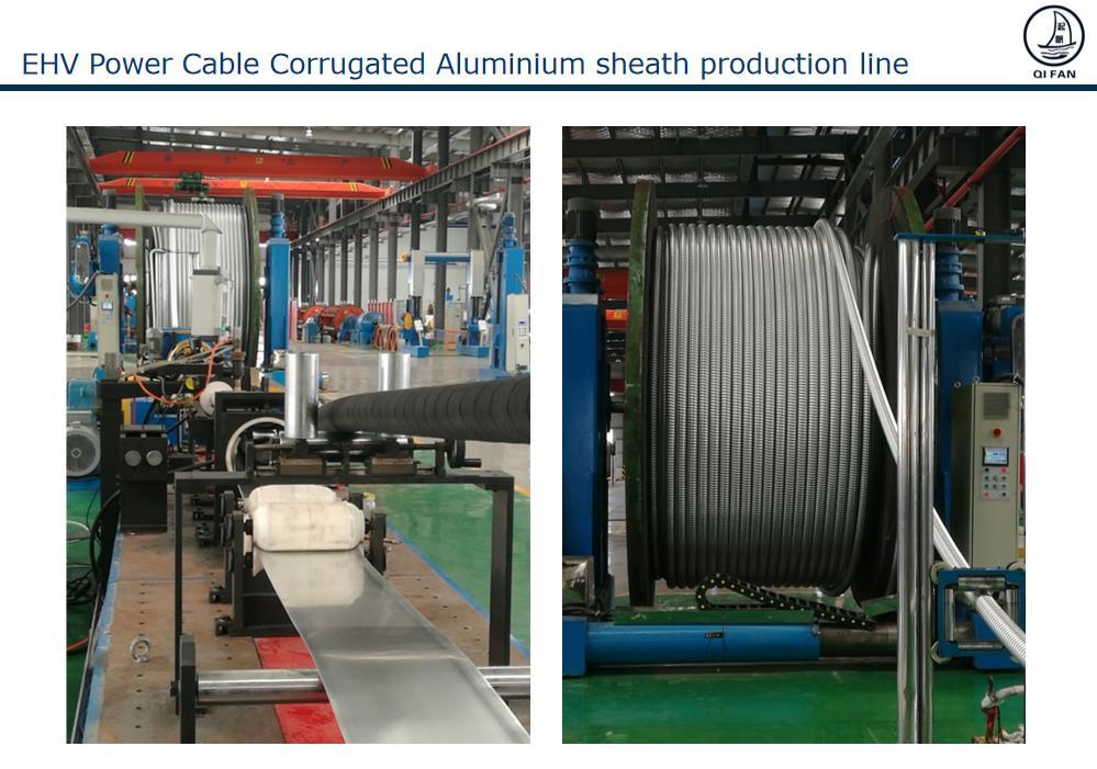 64/110kv Cu/XLPE Wrinkled Al Wrapper Waterproof Layer PVC Sheathed Power Cable