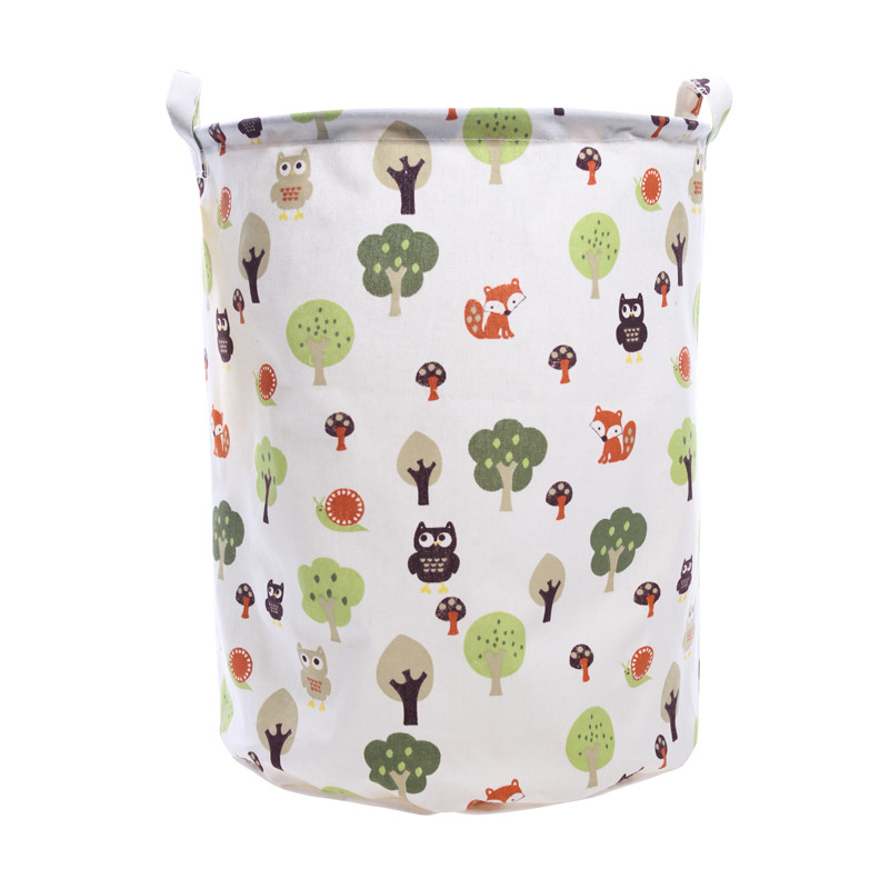 Puting Foldable washing laundry basket clothes toy storage bag large size box customized cat