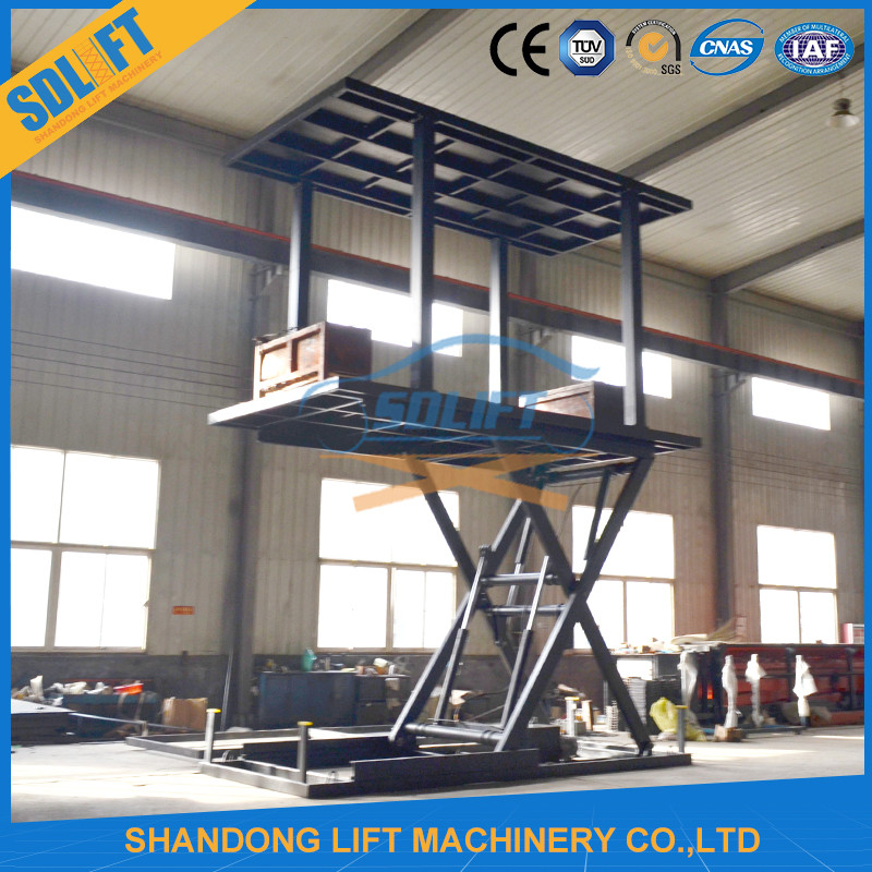 4T 3M Double Car Parking Lift For Home Garage Explosion Proof