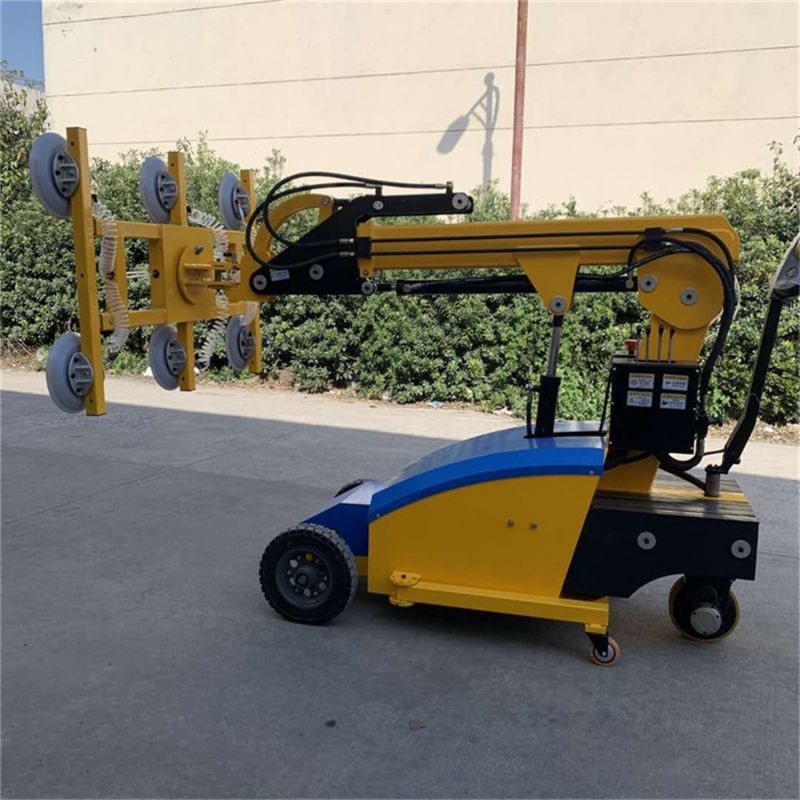3.5 Meters Auto Electric Mobile Glass Vacuum Lifter Robot With Suction Cup
