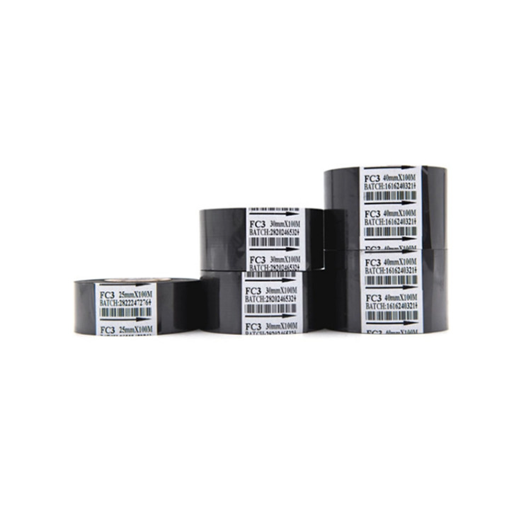 black hot stamping date coding foil for PVC,OPP,PET,PC,PP,Plastic