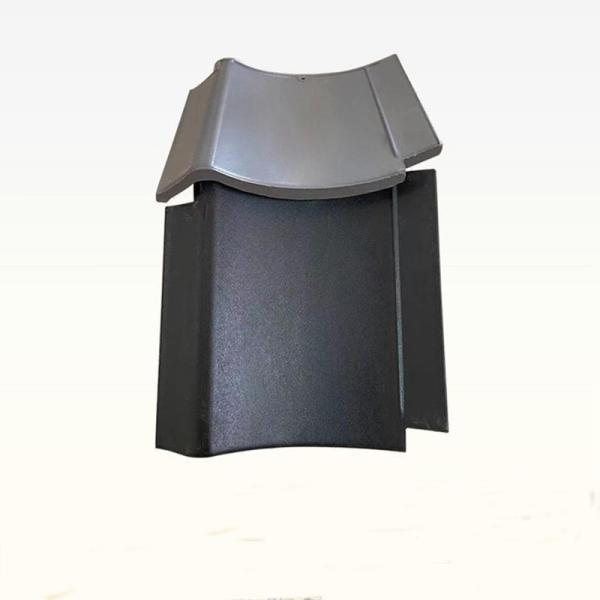 Construction Materials Japanese Style Smokey Grey Ceramic Roof Tile Japan