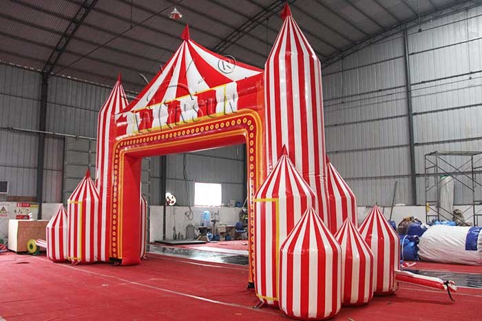 Outdoor Inflatable Advertising Arch / Archway 0.9mm PVC Material Made
