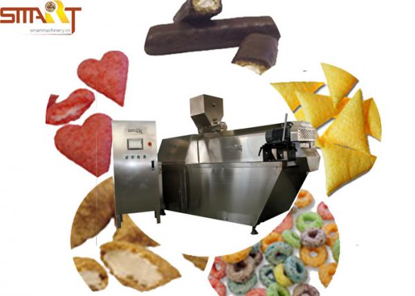 Quality PLC Controlled Snack Food Extruder Machine , Puffed Food Extruder Easy To Use for sale