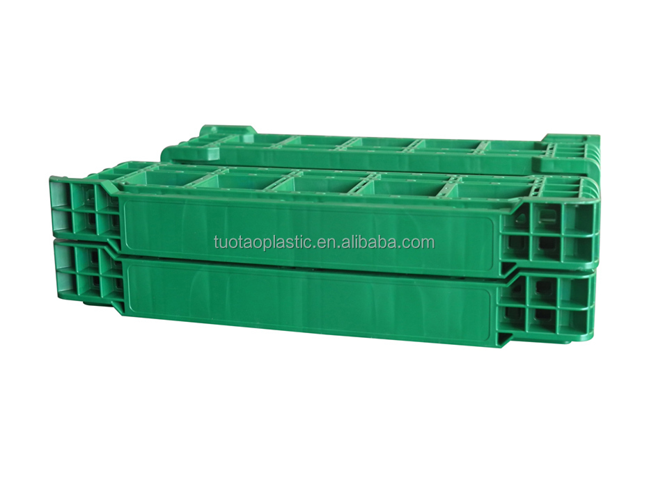 Various Colors Stackable Tote Plastic Basket for Convenient Warehouse Management