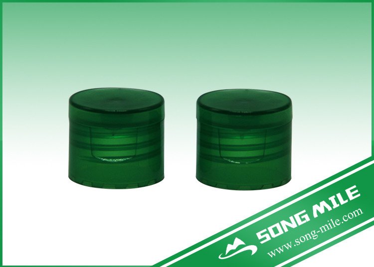 24/410,24/415,28/410,28/415 PP Green Plastic Filp Top Cap for Pet Bottle