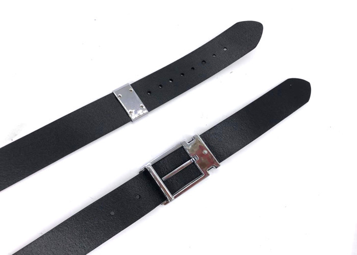 Black Brown Mens Leather Dress Belt Breathable Anti - Bacterial AZO Free