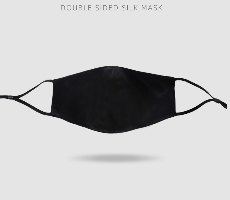 High End 100% Pure Mulberry Silk Face Mask washable breathing mouth Mask