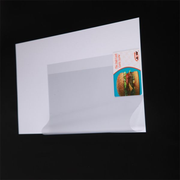 Quality Matt Surface White PVC Card Base Sheet For Cards Lamination / Printing for sale
