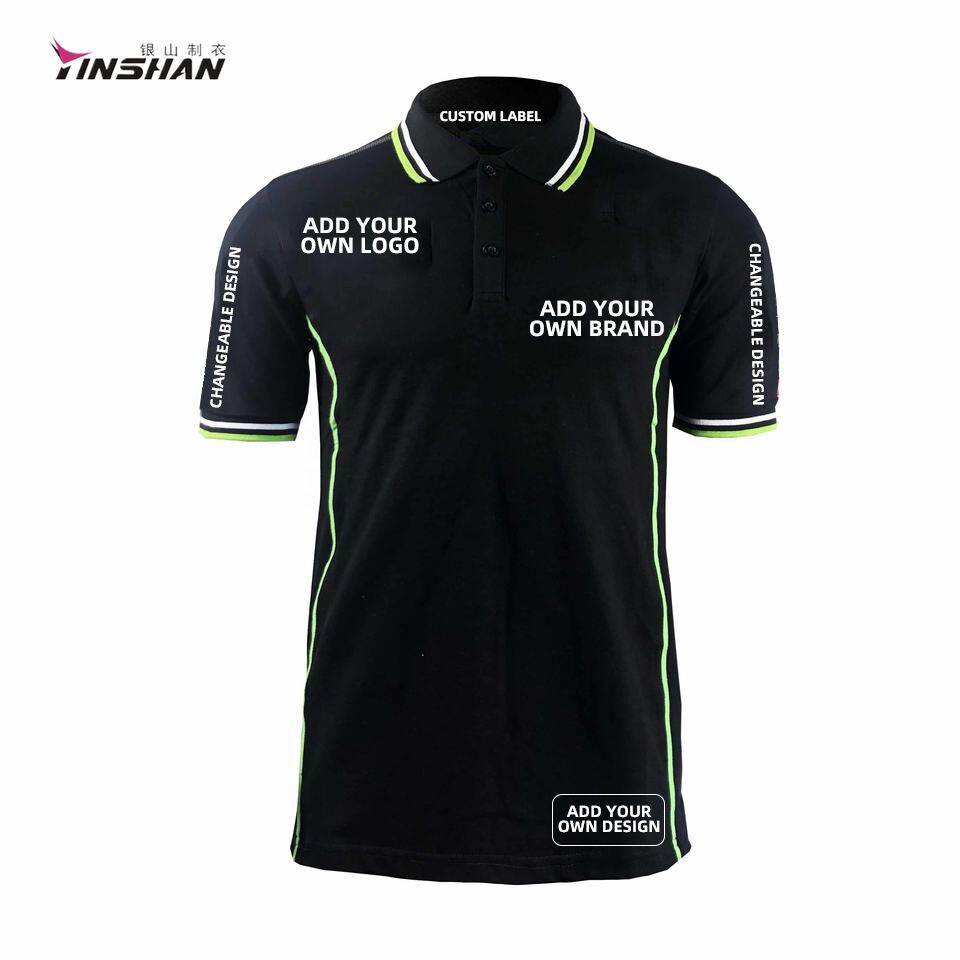 Custom Logo Men's Motor Cross Pit Shirt for MotoGP Moto Teamwear Racing Fanswear