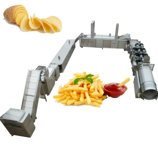 Quality Advanced Frozen Fries Processing Plant with Automatic Potato Chips Making Machine for sale