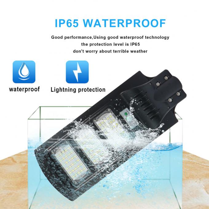 DC 6V Integrated Solar Street Light 90w 15300lumens smd beads 5V/12W solar panel 13years service life 2