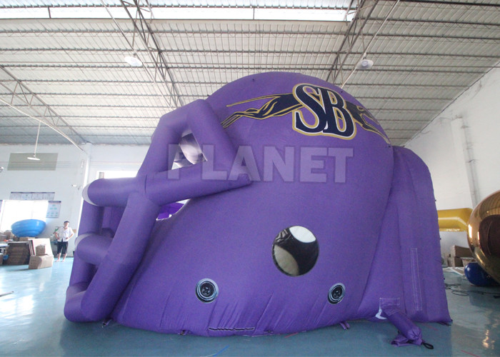 High School Inflatable Football Helmet Tunnel Inflatable Football Team Helmet Tunnel Entrance For Sport Teams