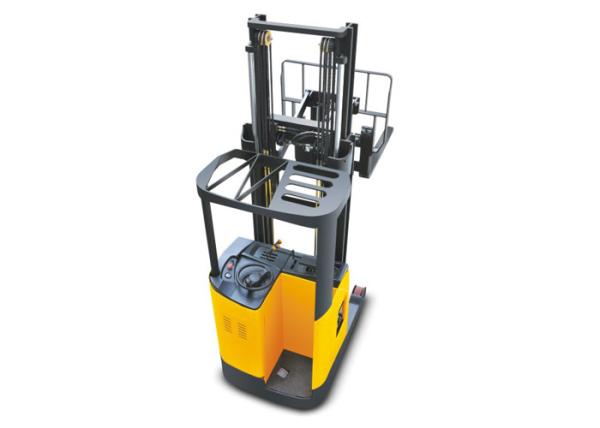 24V Narrow Aisle Forklift Truck , Narrow Aisle Lift Truck With Hydraulic