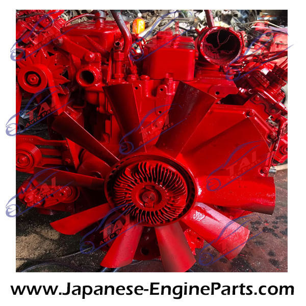 3.9L Displacement 4 Cylinder Diesel Engine Complete Motor Cummins Excavator Parts