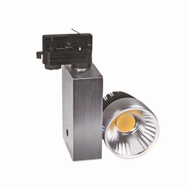 TIWIN Top Quality High CRI High Power Black Commercial 52W COB Gallery LED track lighting 50w for Stores,