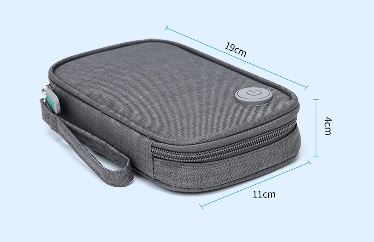 Sterilize 99.9% Solid UVC Light Portable Sanitizer Bag 19*4*11cm