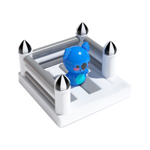 Anti-Rupturing Inflatable Childrens Indoor Bouncy Castle Double Stitching