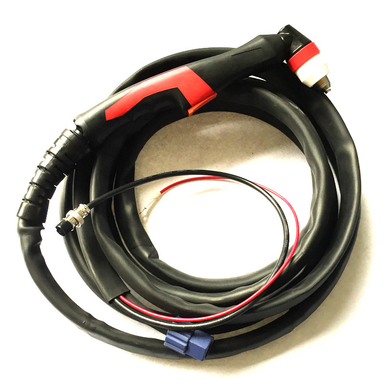 P80 Plasma Torch Accessories , Plasma Machine Torch With CNC Straight Torch Head