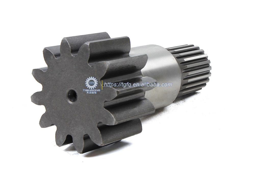 E70B-7 Excavator Swing Shaft Gear 099-6561 Swing Drive Shaft Swing Parts