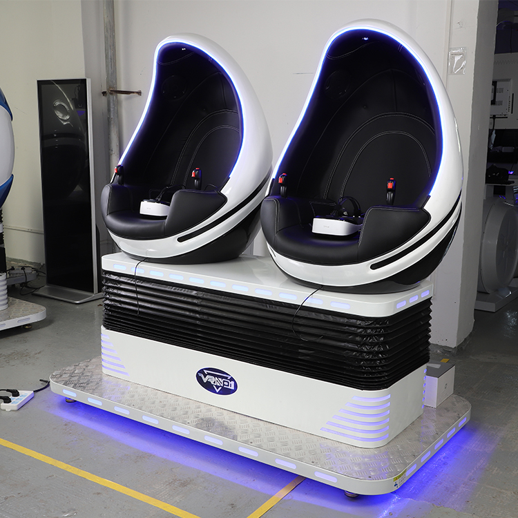 Dreamland indoor entertainment 9d vr cinema chair virtual reality motion simulator 9d vr egg two player