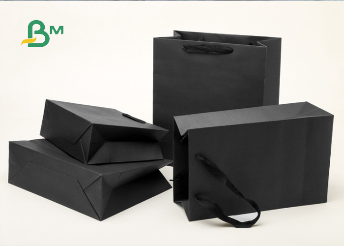 Hard Black Paperboard 100% Recycled Paper AAA Grade 1.5 / 2.0mm For Hand Bags