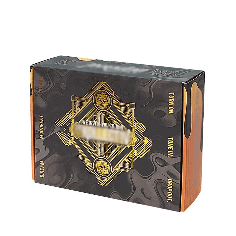 Customized Logo Acceptable Black Paper Zipper Corrugated Packaging Shipping Mailer Box