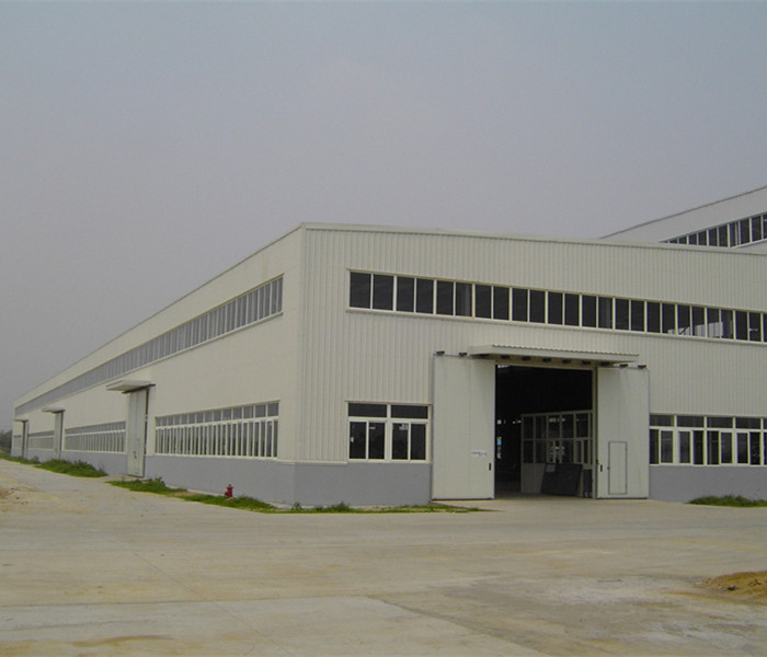 Profesional good quality prefab light weight low cost steel structure frame steel workshop with crane