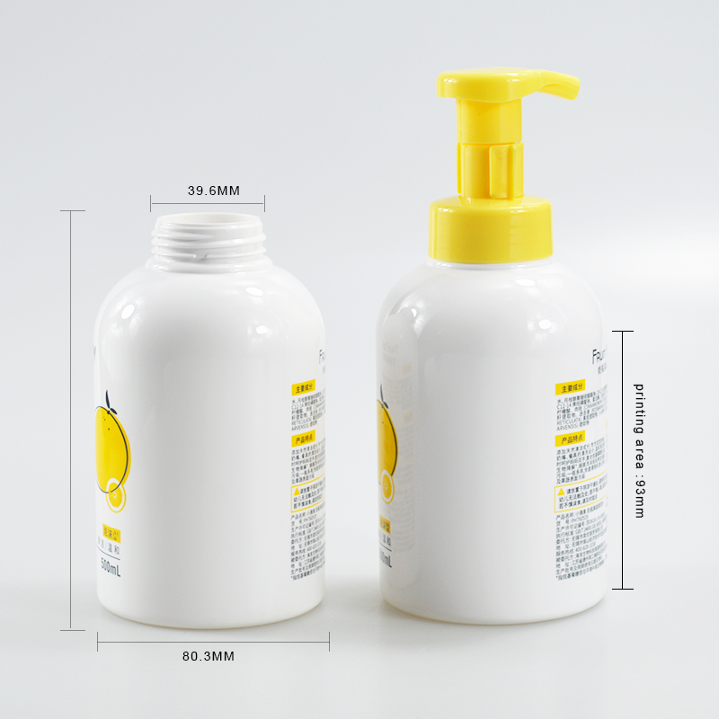 OEM/ODM Yes 500ml Plastic 5oz Foam Bottle Pump Mousse Dispenser for Foaming Hand Soap