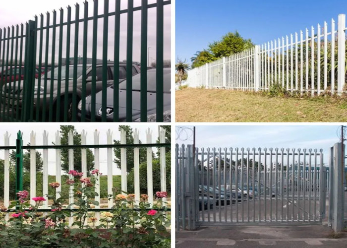 High Security Steel Palisade Fencing Durable Tamper Proof For Perimeter Protection