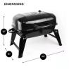 Buy cheap Portable charcoal grill,suitable for small outdoor barbecues from wholesalers
