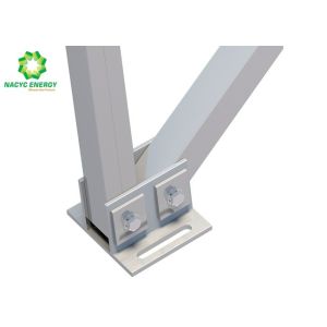 Long Life Ground Mount Solar Racking System , Adjustable Solar Mounting System