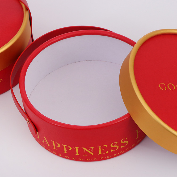 Printing Cylinder Care Serum Round Tissue Paperboard Box with Eco-friendly