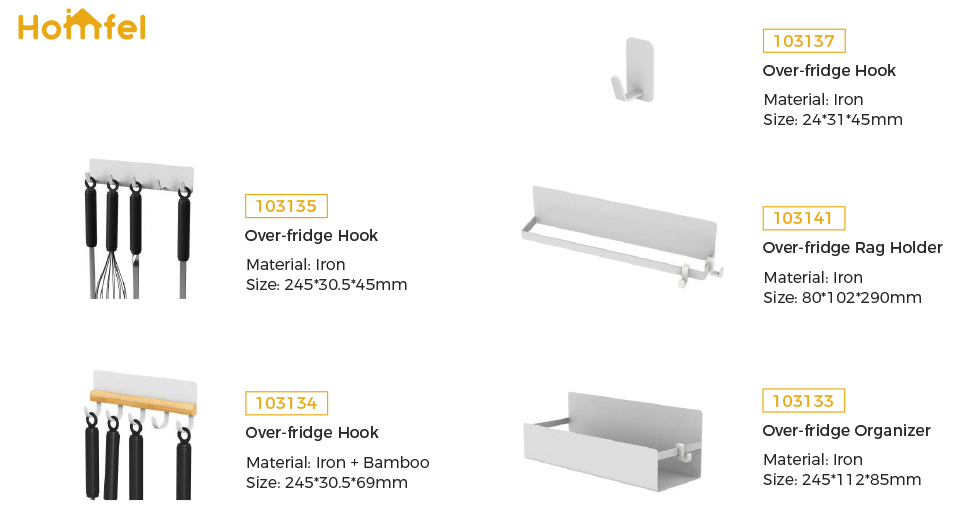 Stocked Iron Metal Type Wall Mounted Kitchen Rack Household Organizer