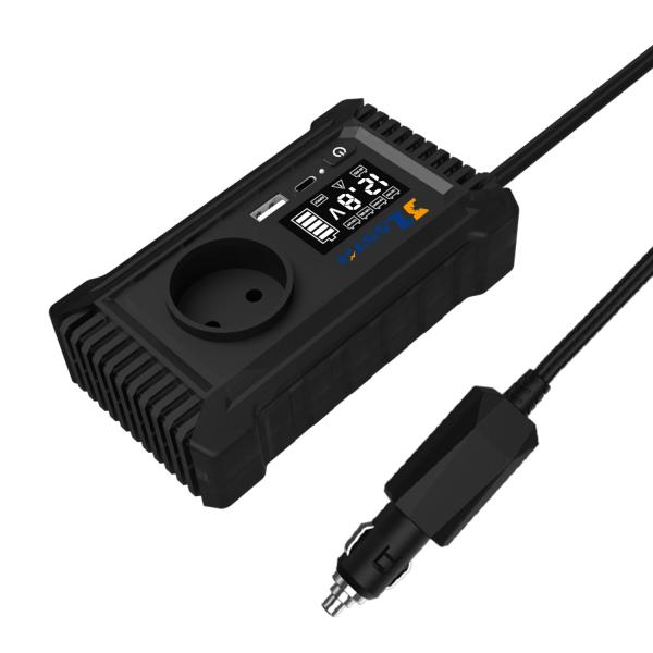 12V 220V Mini Dc To Ac GaN PD Fast Charger Converter USA UK EU Socket 150W Pure