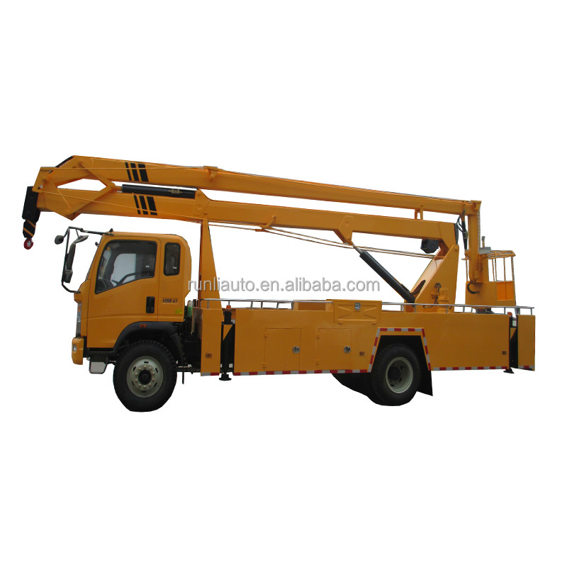 Sinotruk Howo High Altitude Operation Truck 4x2 Hydraulic Lift Platform Truck