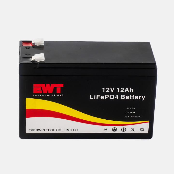 12V 12Ah LiFePO4 Battery With Ultra Wide Temperature Range Ebike Emotor DIY Available