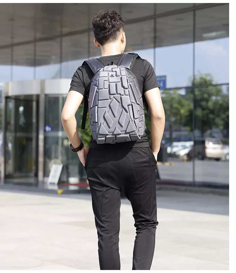 Hard EVA Shell Business Custom Travel Backpack Big Size 16.14x10.43x1.18"