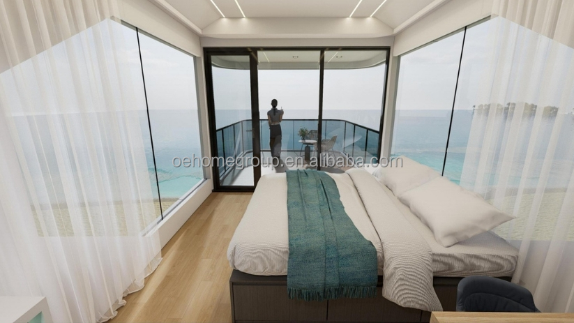 Fully Assembled Prefab Houses Customized Small Prefab House For Guard Room Prefab House Kit
