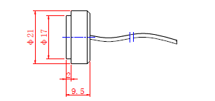 High Power 1MHz Ultrasonic Flow Sensor For Liquid Flowrate Measurement