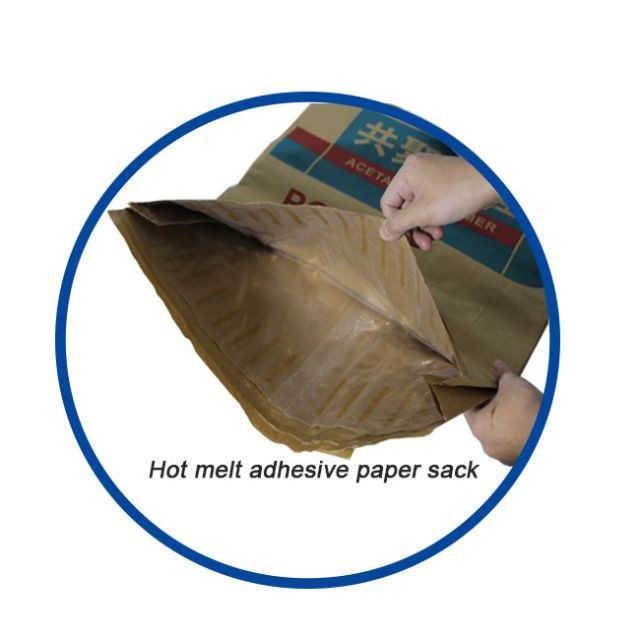 Moisture Proof Sewn Open Mouth Paper Bags Custom Orders