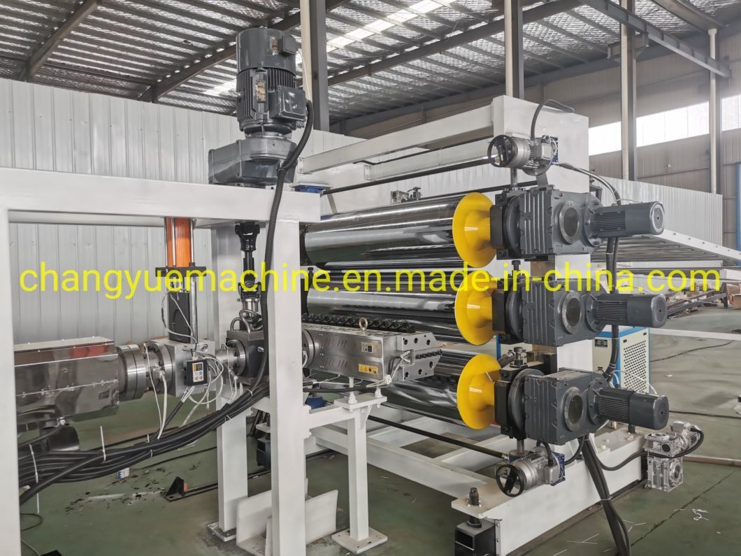 High Speed HIPS / PP PS Sheet Production Line Plastic Sheet Extrusion Machine