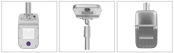 Outdoor Street Garden Solar Lighting System Multi Purpose With Angle Scale Embedded
