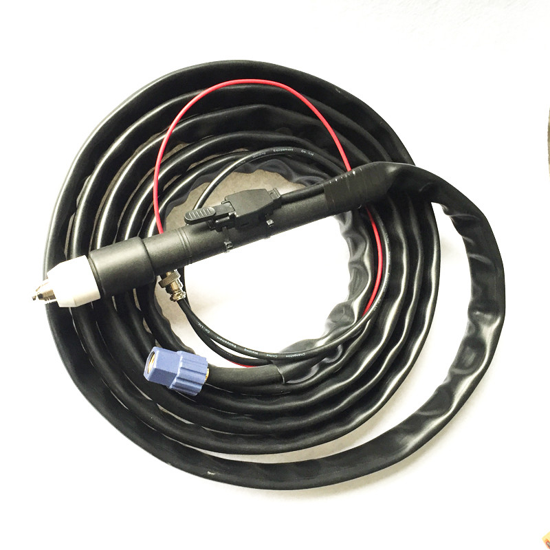 P80 Plasma Torch Accessories , Plasma Machine Torch With CNC Straight Torch Head