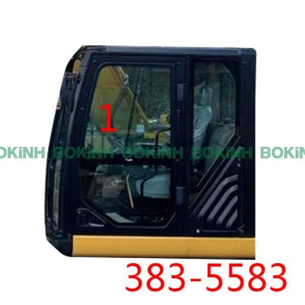 383-5583 Excavator Glass CATERPILLAR Cab Left Slant Side Position NO.1 Tempered