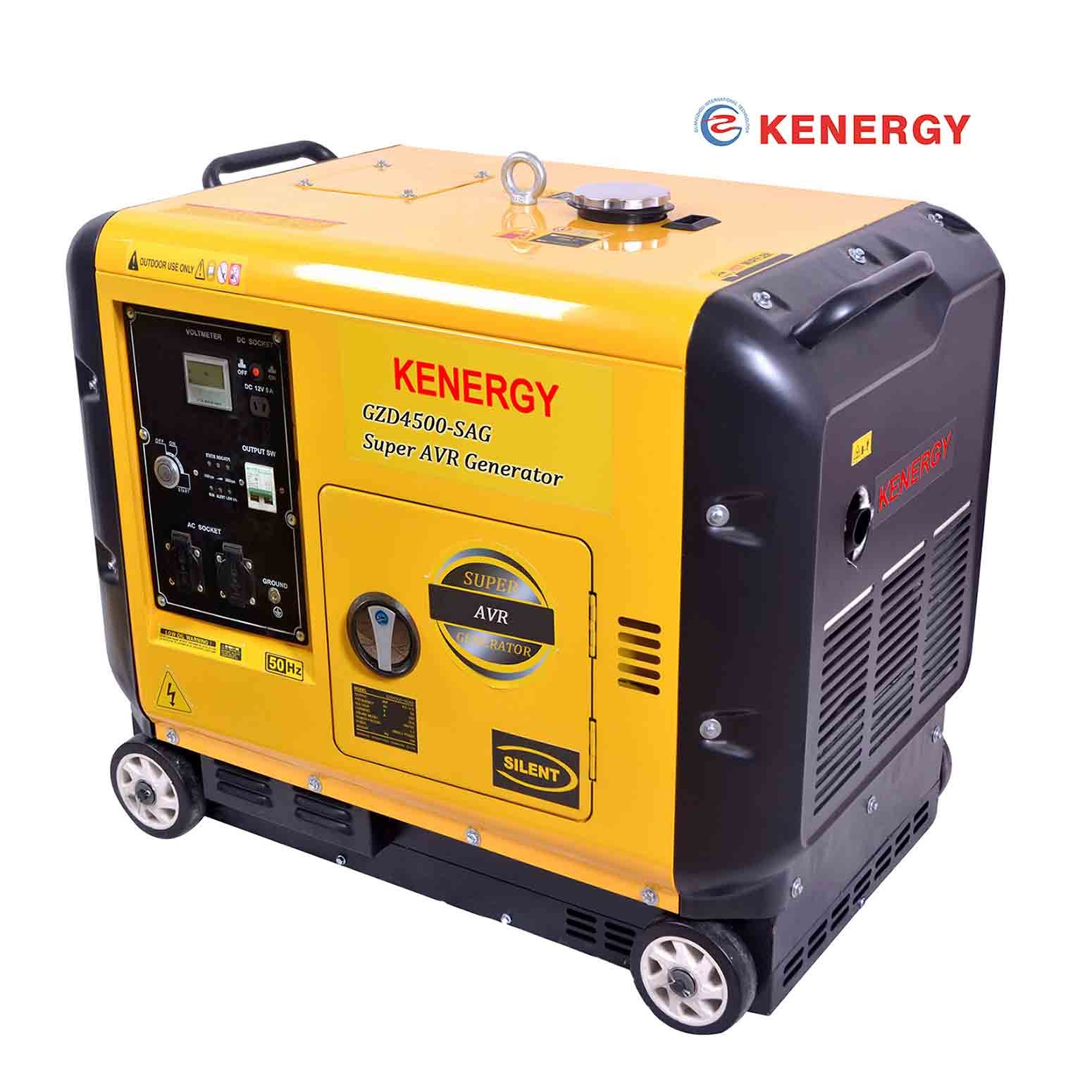 Economic Diesel generator 4500 watts Variable frequency generator for computer air conditioner fan light residential use