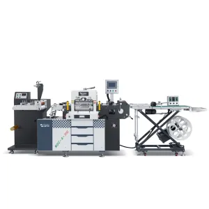 China Precision Automatic Rotary Die Cutting Machine 12Kw Power Max Rewinding Diameter 600Mm on sale