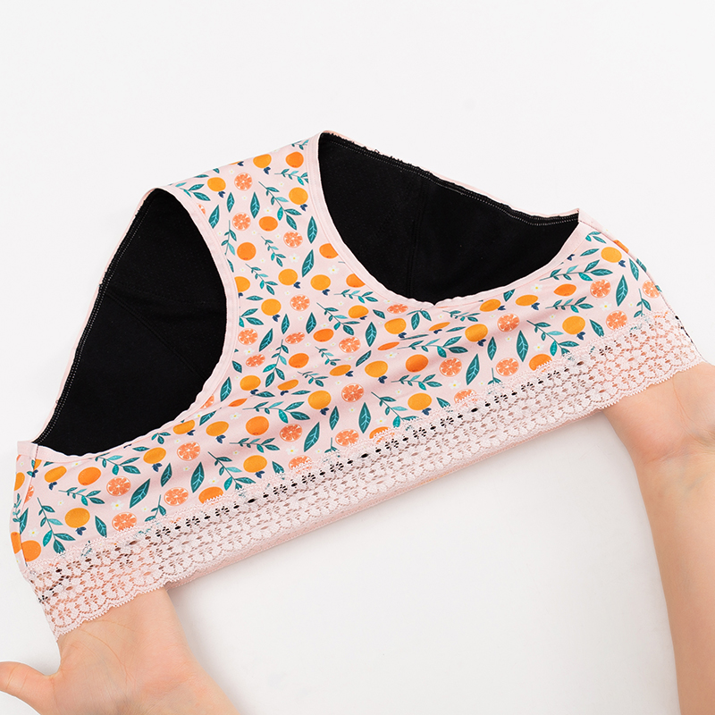 Knitted High Waist Period Panties Breathable Plus Size Period Panties