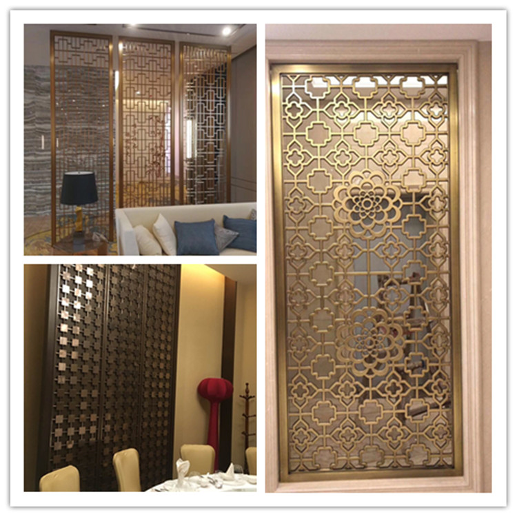 Decoration Dubai Screen Stainless Steel Screen Panel Room Divider