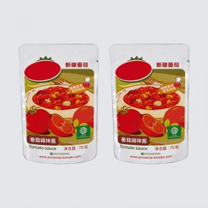  Vitamin C 70g Bag Ketchup Food Grade Sweet Red Tomato Sauce Manufactures
